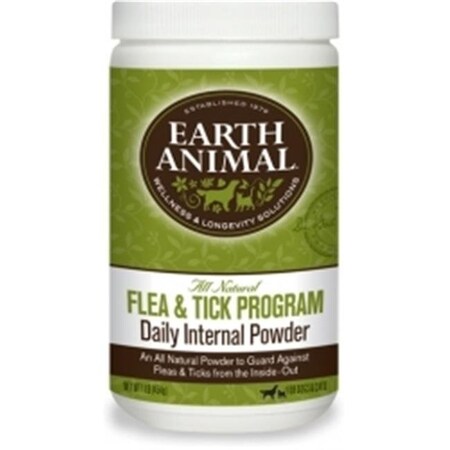 Earth Animal Earth Animal 857253003407 Flea & Tick Program Daily Internal Powder for Dogs; 16 oz 857253003407